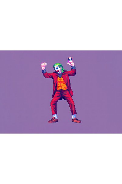 OEM Poster Joker Dansator 8 Bit, 61x90 cm, poster24050