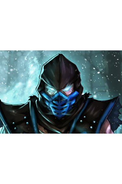 OEM Αφίσα Sub Zero Mortal Kombat Εικονογράφηση 4k, 61x90 εκ., poster24567