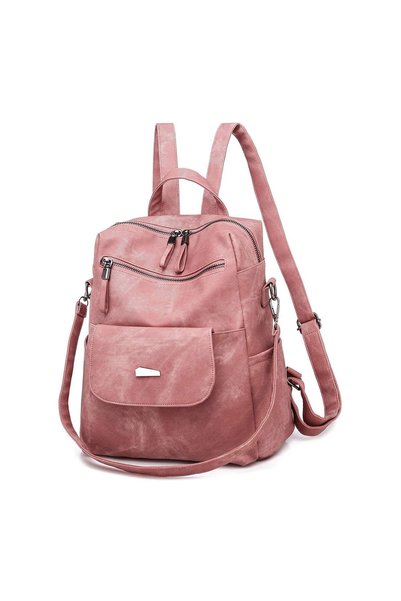 Noonedibs Rucsac mic pentru femei, impermeabil, elegant, vintage, pentru școa...