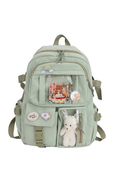 Noonedibs Rucsac Kawaii mare capacitate drăguț urs accesorii rucsac pentru șc...