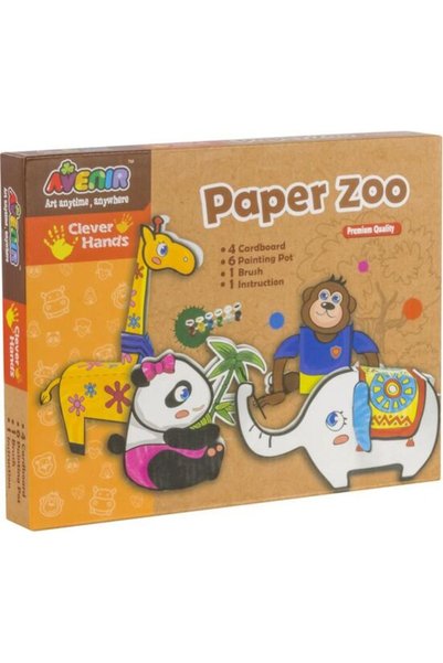 MomKi Jucarie interactiva Gradina zoologica din hartie