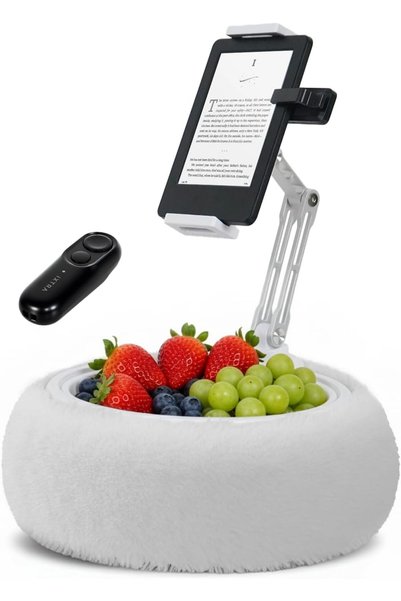 Bixtra iXTRA Pillow Stand with Kindle Page Turner, 360° Adjustable Kindle Hol...