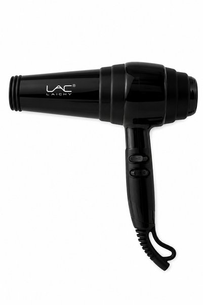 LAC LAICHY Professional Ionic Hair Dryer, Glossy Black Gold High Power Salon ...