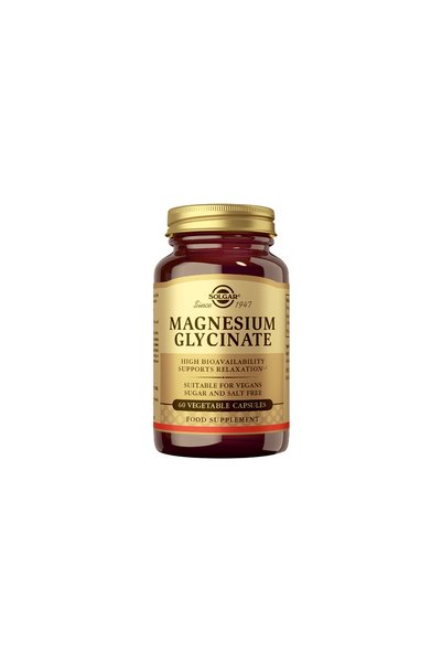 Solgar Glicinat de magneziu 60 capsule vegetale