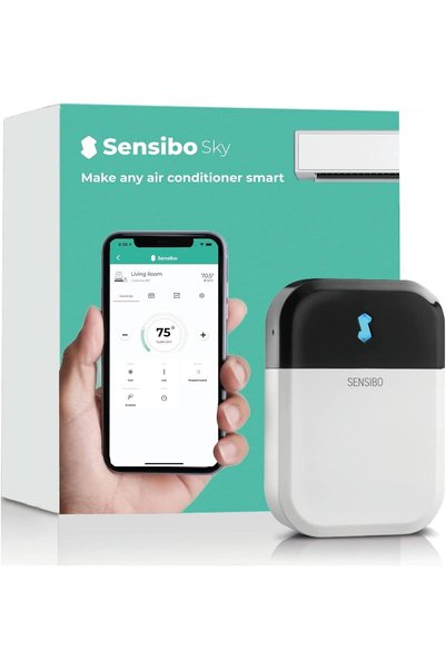 Sensibo جهاز تحكم ذكي لمكيف الهواء من سكاي، ثيرموستات لاسلكي يوفر تحكمًا ذكيً...
