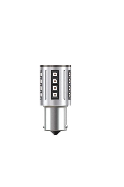 Xentech Set of 2 Light 24 SMD 3838 P21w/5w 30w/bulb Red Canbus Pro LED Bulbs