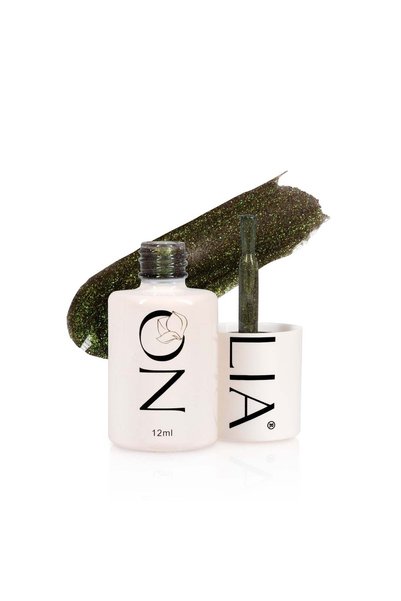 Nolia Shop Flash Cat Eye FC011, top coat cat eye, Imaginary Moss, 12ml