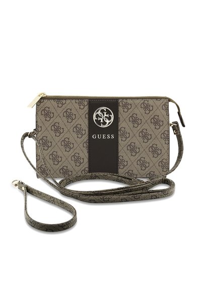 Guess Original Licensed Women's Bag 4g Patterned Metal Logo Shoulder Strap Ha...