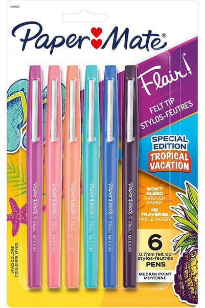 Paper-Mate Paper Mate Flair Felt Tip Pens, Medium Point (0.7mm), Limited Edit...