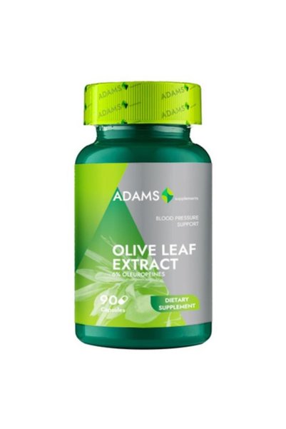 Adams Supplements Extract din Frunze de Maslin 600 mg - Olive Leaf Extract Bl...