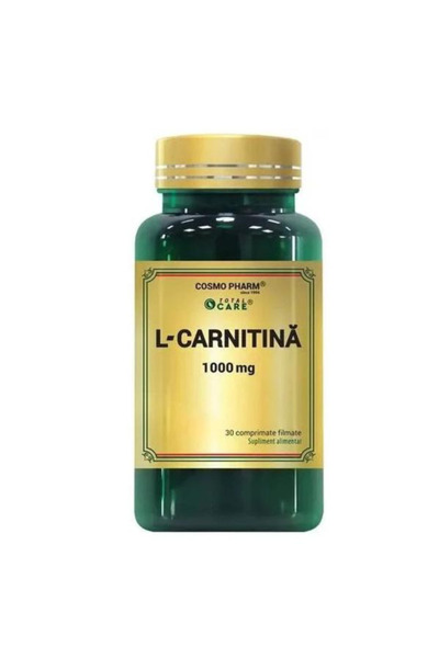 Cosmo Pharm L-Carnitina 1000 mg Premium, 30 comprimate