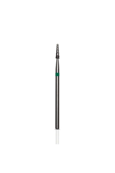 Nolia Freză pentru unghii, tăiere în cruce, mică, verde, 2.3mm