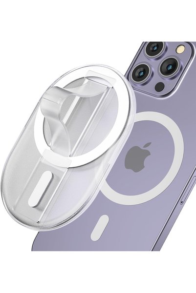 ALMEKAQUZ حامل هاتف مغناطيسي للأصابع متوافق مع MagSafe، حزام تثبيت للهاتف كحا...