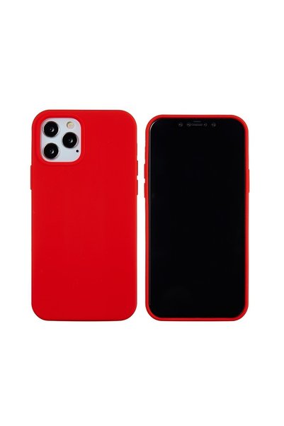 OEM Husă Apple iPhone 14 Pro Liquid Silicone, Protecție Antișoc, Roșu