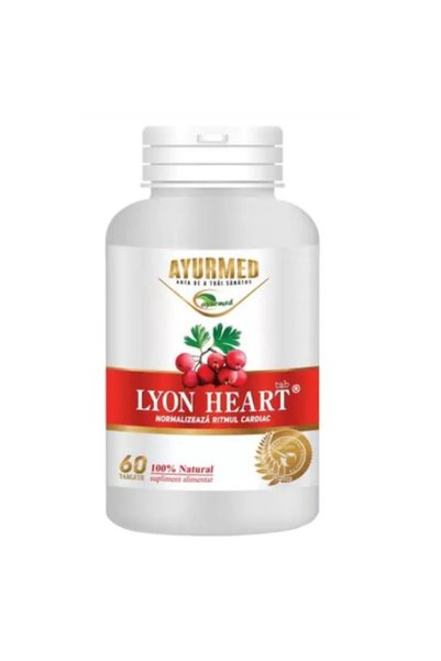 Ayurmed Supliment Alimentar Lyon Heart 100% - Star International Ayurmed, 60 ...
