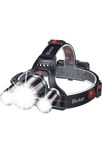 Generic LED Headlamp Rechargeable,Ultra Bright Headlight with 3 Lights