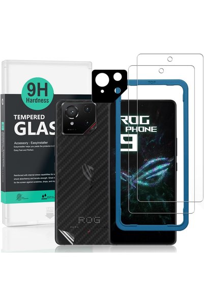 Generic قطعتان من واقي الشاشة لهاتف Asus ROG Phone 9 5G مقاس 6.78 بوصة، زجاج ...
