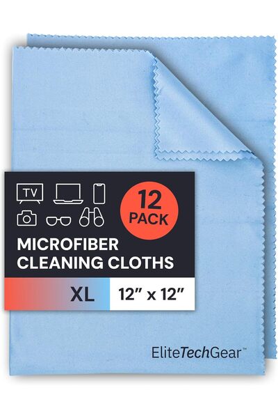 Generic - 12-Pack Blue Oversized 12" x 12" Microfiber Cloths, The Most Amazin...