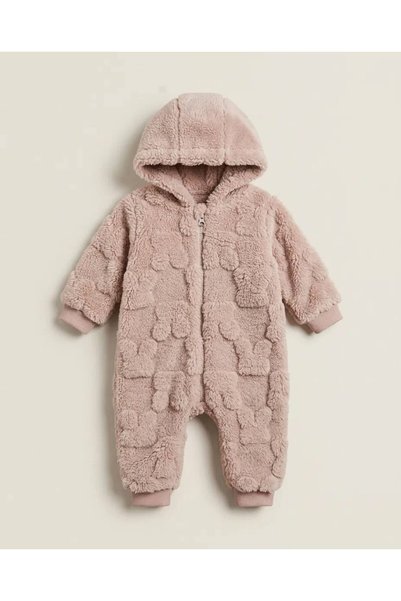 PAKEL Welsoft Kapüşonlu Unisex Bebek Tulum 0-3 Ay 3-6 Ay 6-9 Ay 9-12 Ay Yenid...