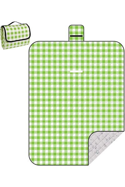 Generic Waterproof Picnic Camping Blanket, Foldable & Portable, Three-Layer C...