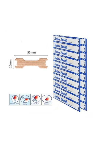 Choice 10 Skin S 55X16 Breathable Ventilation Nasal Strips for Snoring Aid Ri...