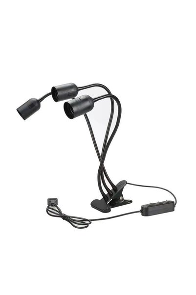 Choice EU plug 3 tube Universal E27-E26 Lamp Holder Clip-On Stand Multi-Choic...