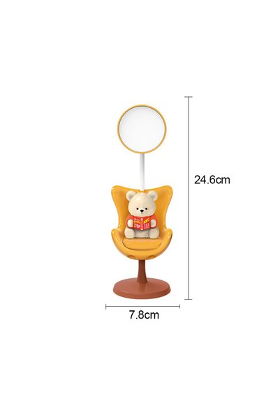 Choice Brown Creative Cute Bear Flexible Led Study Desk Lamp with Phone Holde...