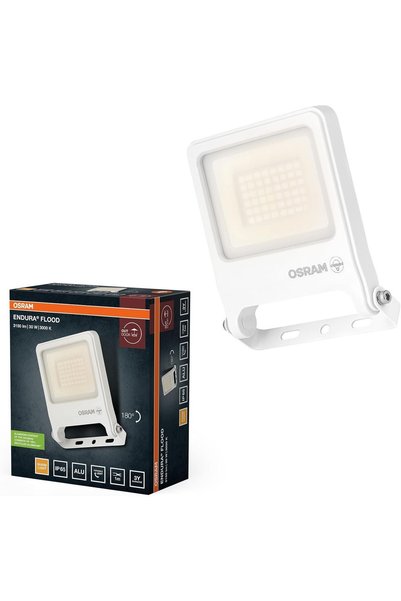 Osram Proiector LED ENDURA FLOOD PC 30W, 3000K Alb Cald, 3000 lm, IP65, De ex...