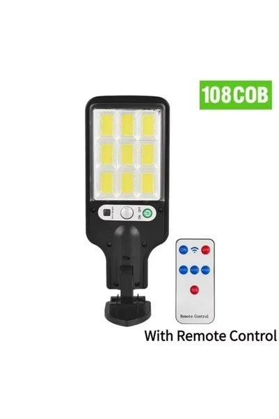 Choice مصباح شمسي خارجي مقاوم للماء JX616-4 مع 108 مصباح LED و3 أوضاع استشعار...