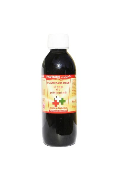 Favisan Sirop Plantagodiab Favisan, 250 ml