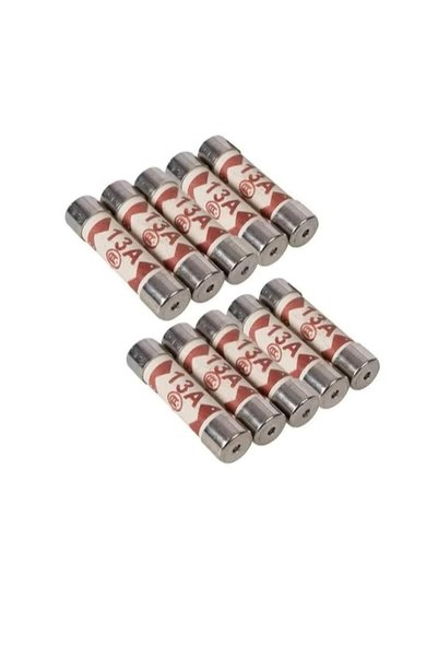 Generic فيوز سيراميك MRM 13A، عبوة من 10 قطع، فيوز كهربائي عالي الجودة للسلامة