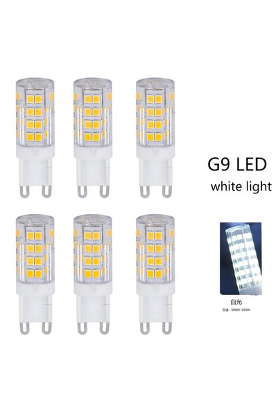 Choice مصباح LED أبيض G9 SMD 2835، لمبة موفرة للطاقة 5 واط لـ 110 فولت و 220 ...
