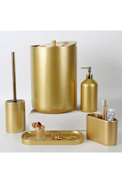 Selim Luxe Bathroom Set Gold