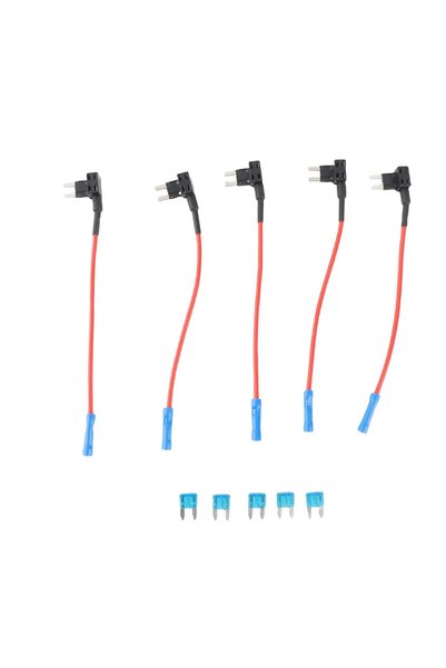 Generic مجموعة محول فيوز السيارة، حامل فيوز محول Tap Add-A-Circuit للسيارة مع...
