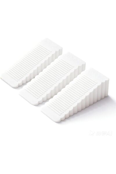 Generic Rubber Door Stoppers for Home, Wedge Doorstops for Bottom of Doors an...