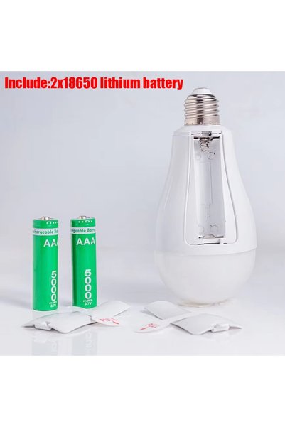 Choice مصباح LED جديد خالٍ من الوميض مع بطارية، مصباح محمول 20 واط للطوارئ، م...