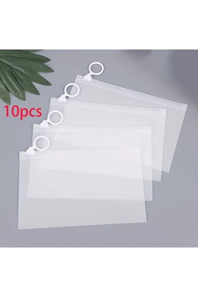Choice 23x14 سم شفافة 10 قطع 10 قطع حقائب تخزين سفر متعددة الوظائف حقائب مستح...