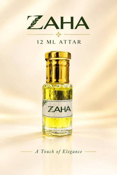TOP4 PERFUMES ZAHA Attar – Premium Concentrated Perfume Oil 12ml for Unisex