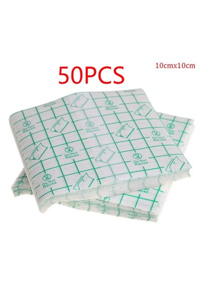 Choice 10x10cm 50pcs 50pcs Waterproof Transparent Adhesive Wound Dressing Fix...