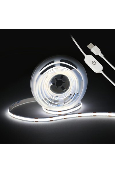 Generic شريط إضاءة LED بطول 2 متر، 640 مصباح، يعمل بـ USB 5 فولت، قابل للتعتي...