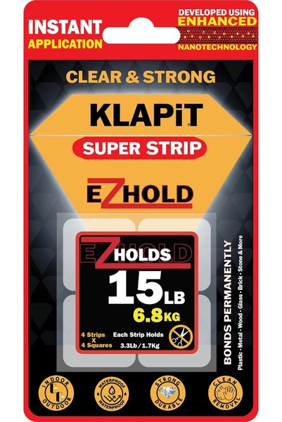 Generic SUPER STRIP EZHold - Pre-Cut Strong Mounting Tape Squares (1”x1”) - H...
