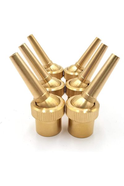 Generic Brass Fountain Nozzle, 6 PCS Half Inch DN15 Female Adjustable Directi...