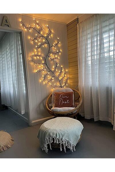 Noonedibs Lumini decorative pentru cameră, lumini colorate, decorațiuni din r...