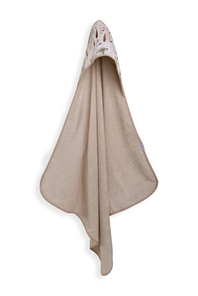 BabyMatex Prosop de baie pentru bebelusi, Bamboo Design, bej, 100 x 100 cm, c...