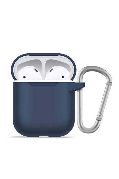 BLUEO Husă de protecție din silicon lichid - pentru AirPods 1 - Albastru marin