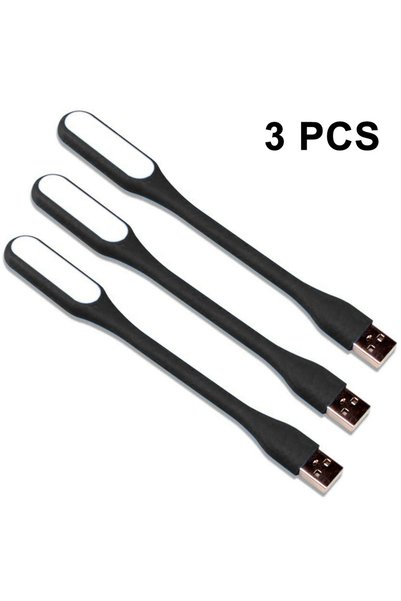 Noonedibs Pachet de 3 mini lampă LED USB, lumină USB pentru tastatură laptop,...