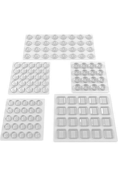 Generic وسادات مطاطية شفافة للأقدام، 118 وسادة ذاتية اللصق لتقليل الضوضاء، 5 ...