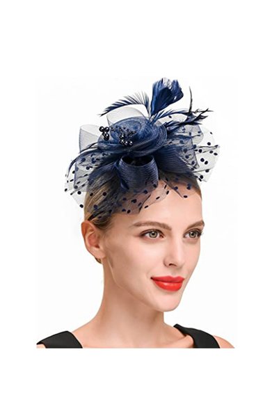 Noonedibs Pălării pentru femei, anii '50, accesorii pentru cap cu voal, flori...