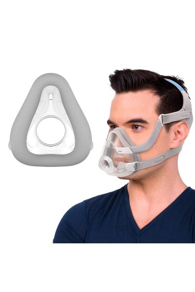 Resmed Airtouch F20 Ağız Burun Cpap Maskesi M Silikonu - M