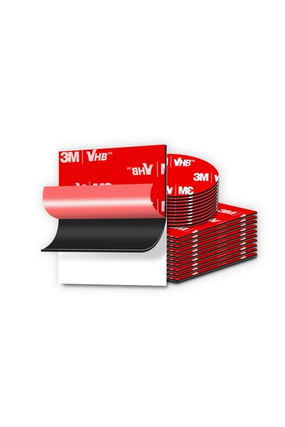 Generic 20 قطعة من الشريط اللاصق ذو الوجهين شديد التحمل، بأربعة أحجام، مقاوم ...